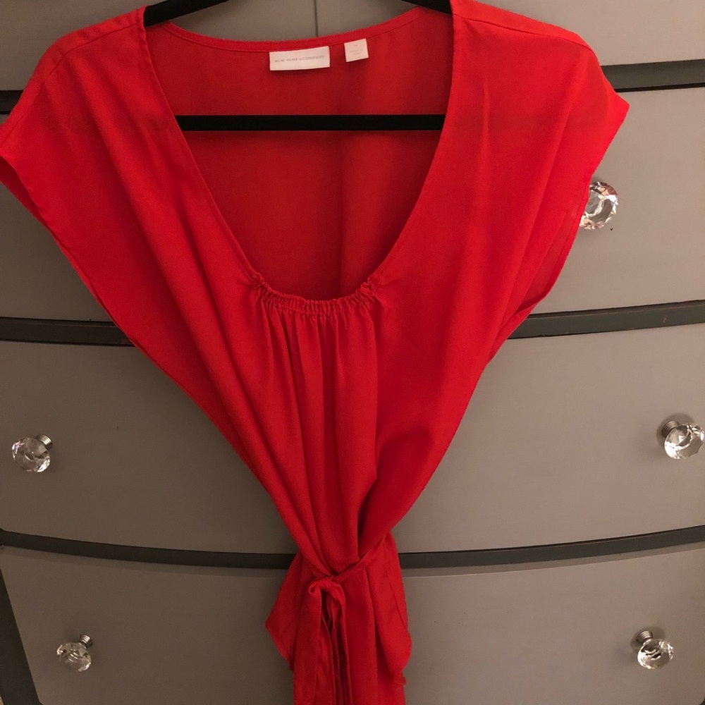 Pretty red blouse
